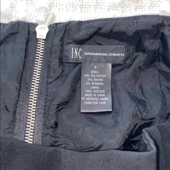 INC black mini skirt - Picture 2 of 2